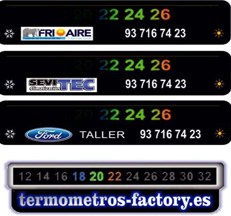 TERMOMETROS para coche