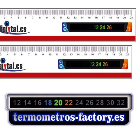 reglas con termometro