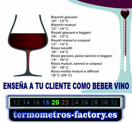 TERMOMETROS PARA LICORES